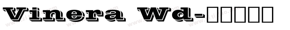 Vinera Wd字体转换